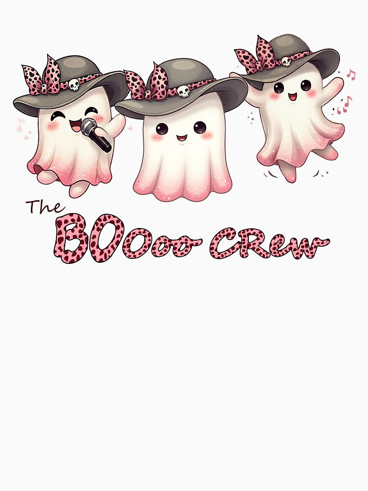 Halloween Boo Crew Pinky Girly design by Goldy_Stuff