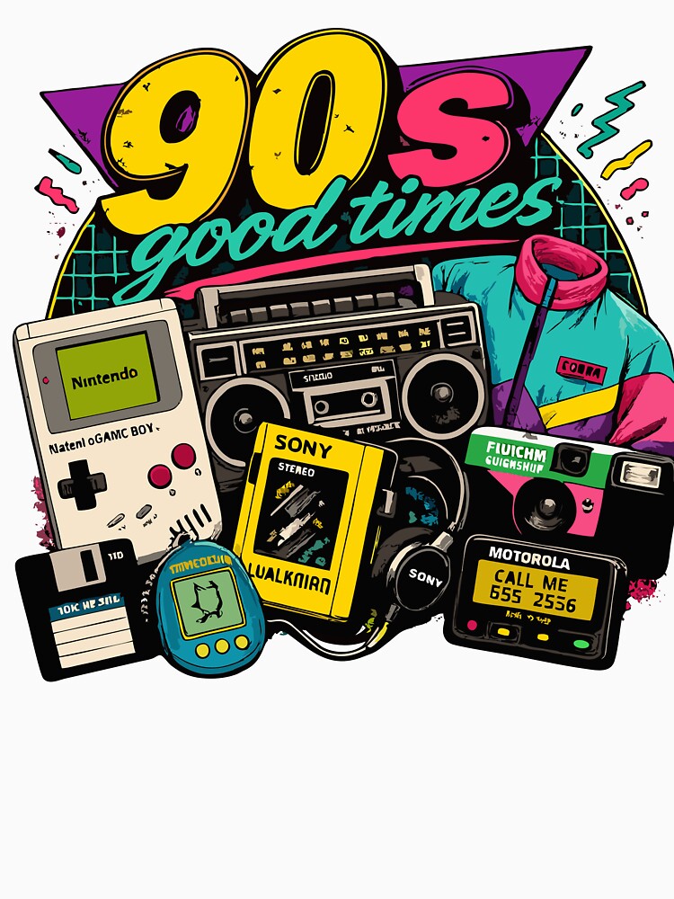 90s Good Times - Retro Gaming & Vintage Childhood Vibes by ARISE INTEGRATED
