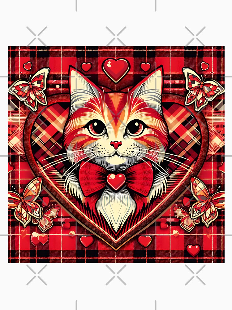 Valentine's day Cats : from Egyape artists(3rd design) by egyape ⭐⭐⭐⭐⭐