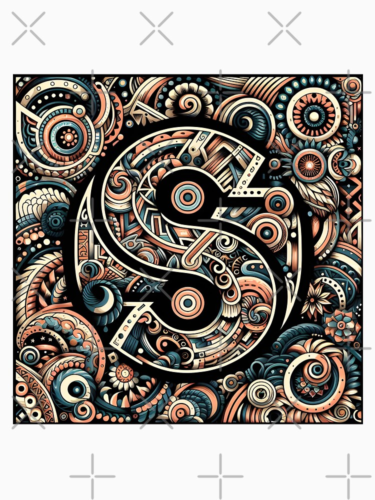 S letter  : from Egyape artists (5th design) by egyape ⭐⭐⭐⭐⭐