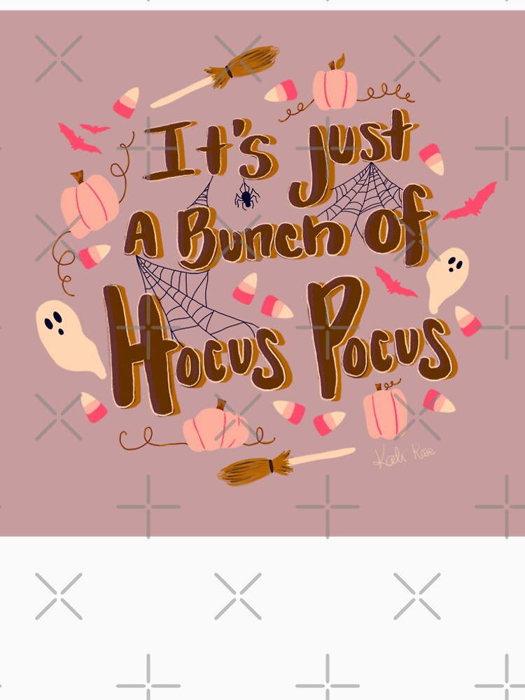 It’s just a bunch of hocus pocus with pink and purple webs by katerosestudios