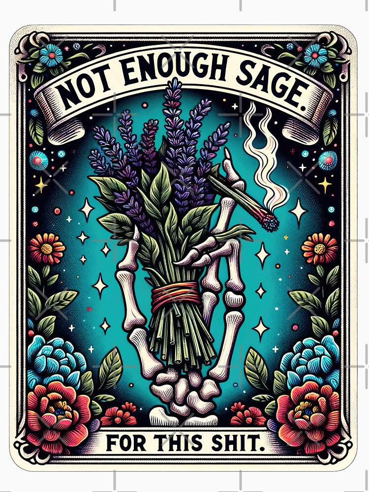 Not Enough Sage - Tarot card by Anniebuh