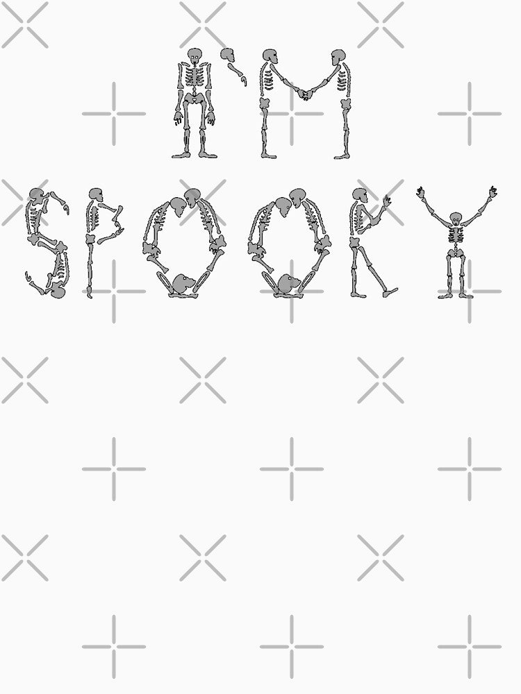 Halloween bones design stay spooky gift for friend for pet by noha alzohbi