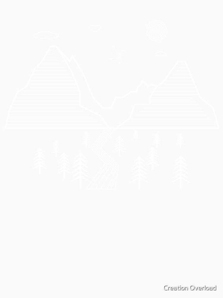 Minimalist Mountain by Creation Overload