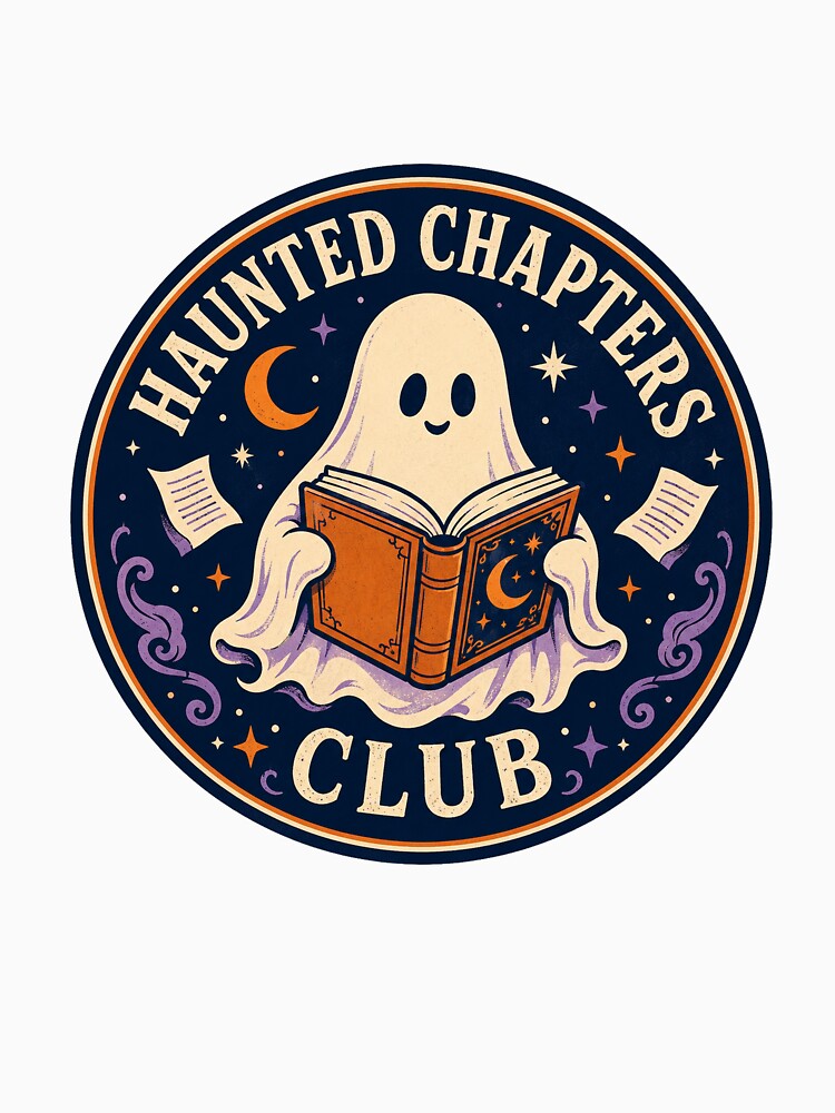 Haunted Chapters Club Spooky Book Lover Gift by Peak Pop Designs | Funny Gifts, Cozy Art & Cute Animals