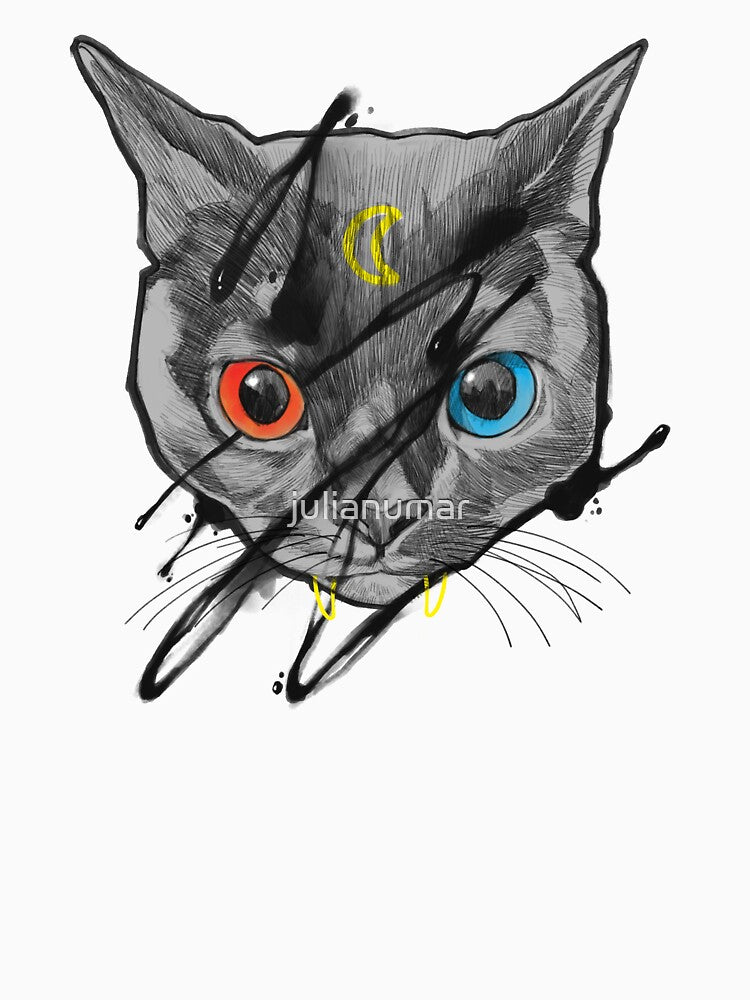 Black Flow Cat by julianumar