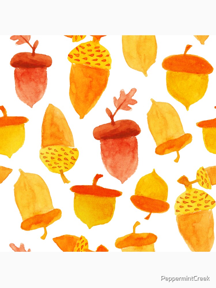 Acorns - white by PeppermintCreek