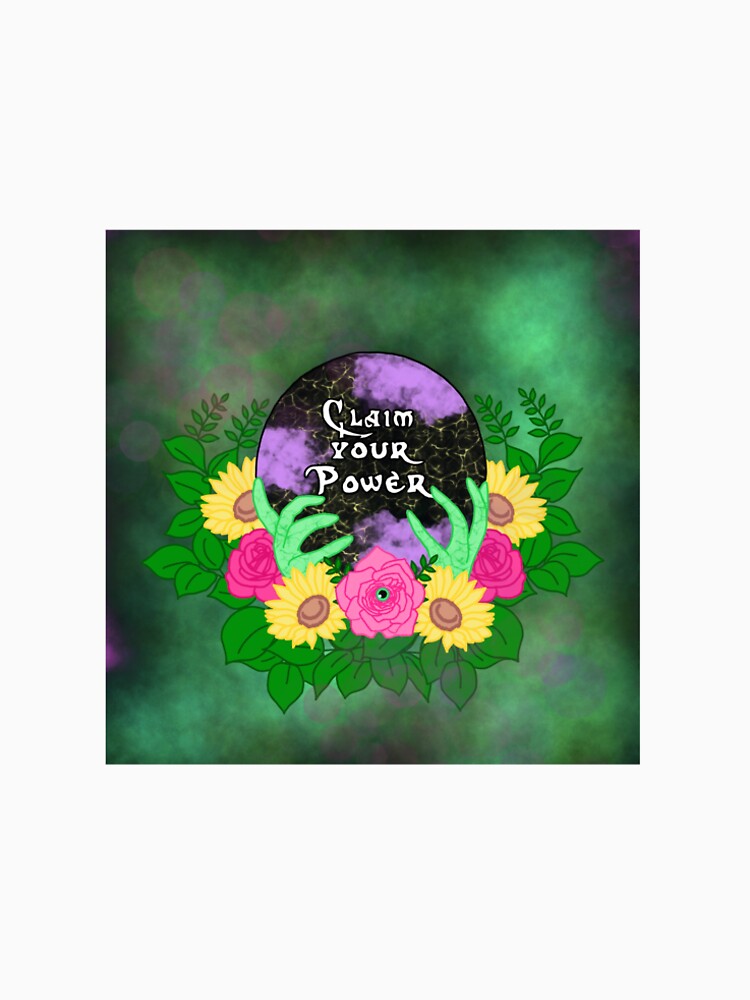 Floral Crystal ball by capecodenigma