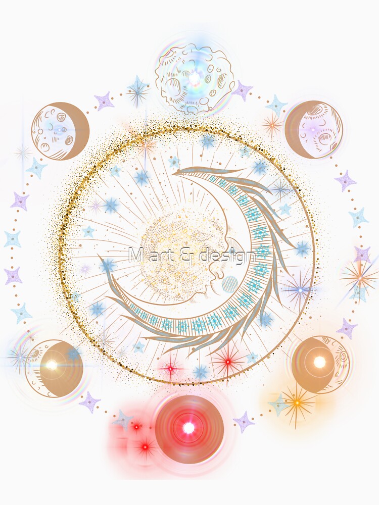 Moon and stars by M art & design
