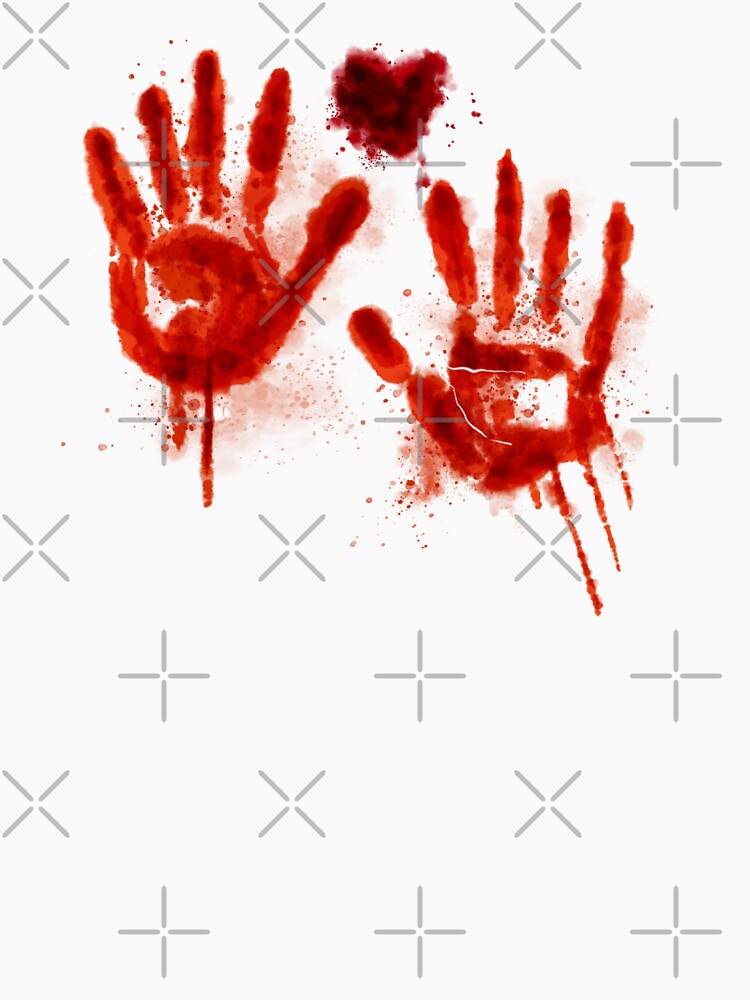 Bloody Hand Prints by Inspired Life Creative