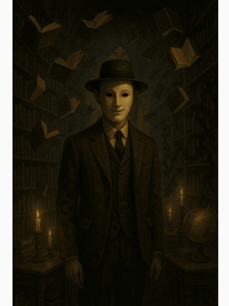 Weird Academia – Surreal Study Tee by POD DYNASTY | Original Print On Demand T-Shirt Graphics