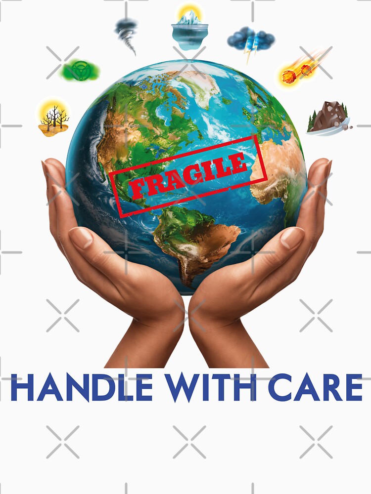 Earth fragile, Hand with care by SoulArtDesign