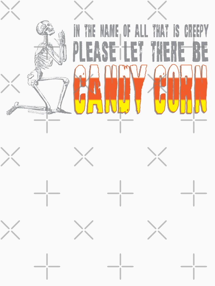 Halloween Candy Corn Skeleton by LADGraphics