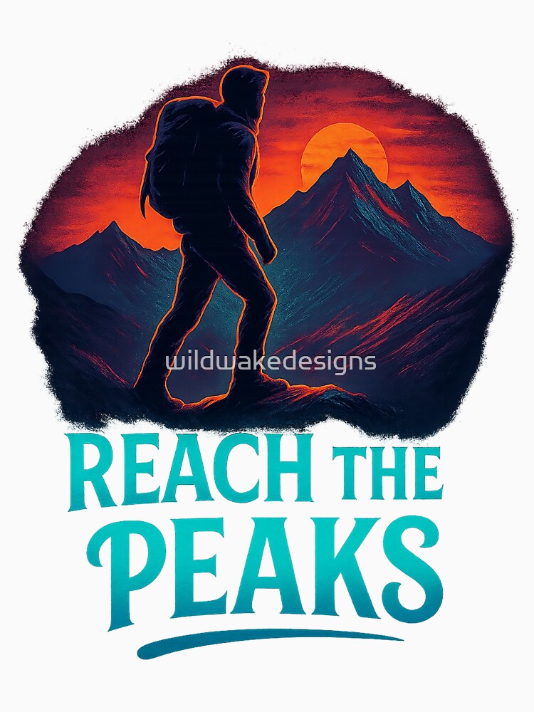 Reach the Peaks | WildWakeDesigns by wildwakedesigns