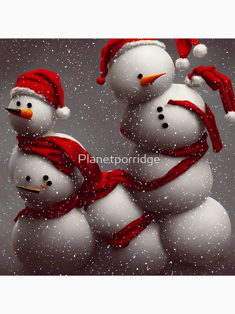 Snowmen Wrap by Planetporridge