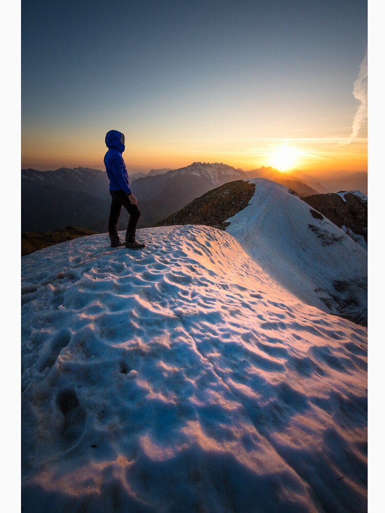 Sunset from up there by Michele Brusini