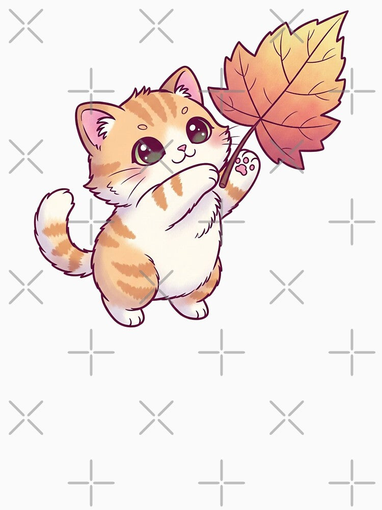 Autumn Cat | Cozy, Whimsical, and Purr-fectly Seasonal Fall Graphic by Tw1nsAIArt