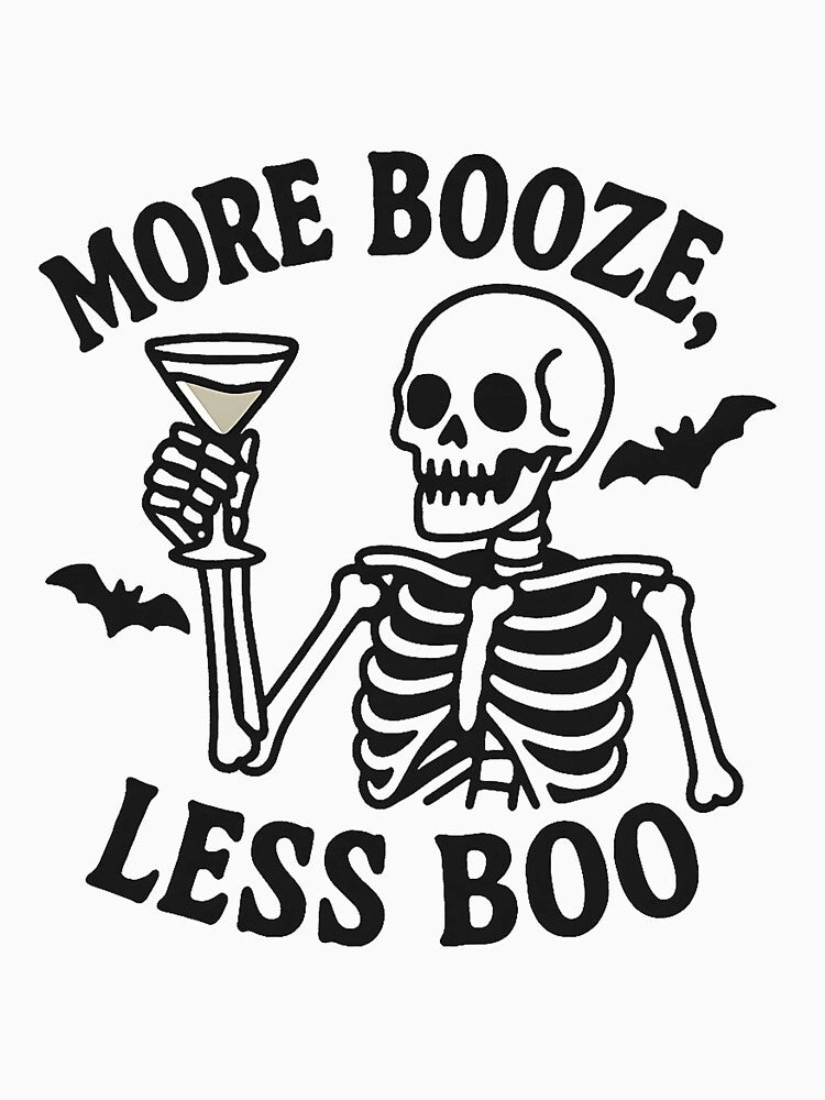Skeleton Raising a Cocktail Toast Halloween Design by PrintCreations9