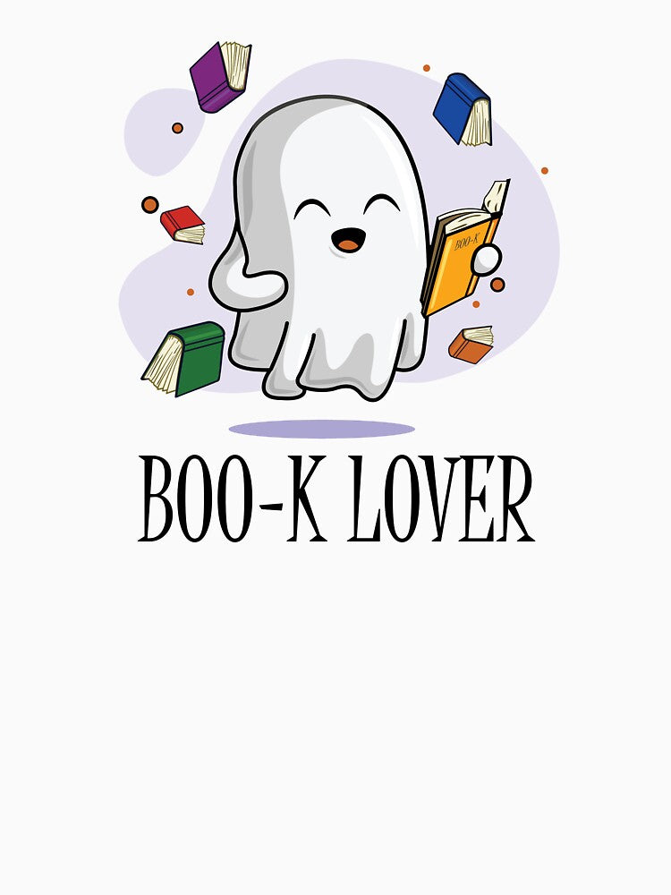 Book Lover Halloween Ghost by DuxDesigns