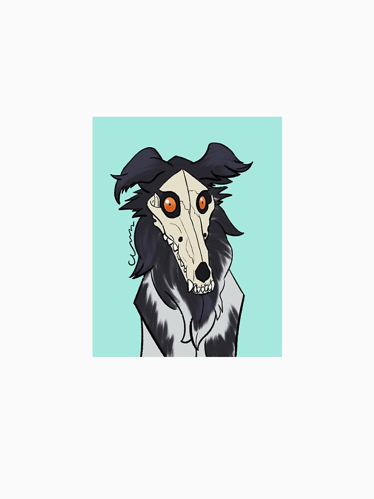 Skulldog Borzoi by GrinningJester