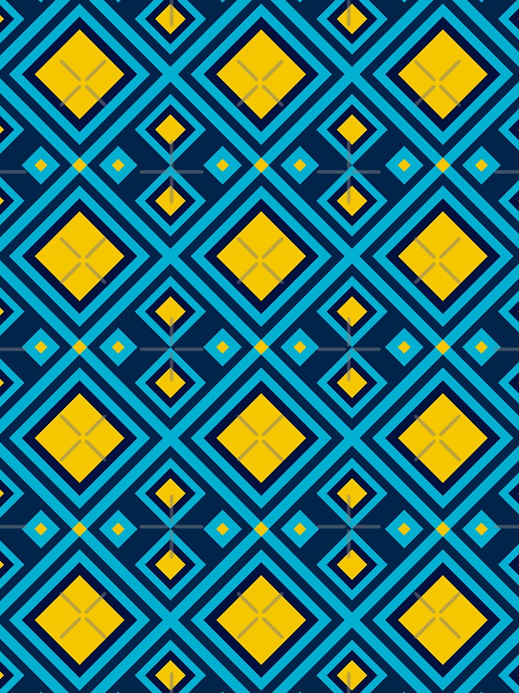 Geometric Abstract Diamond by TM Selvam
