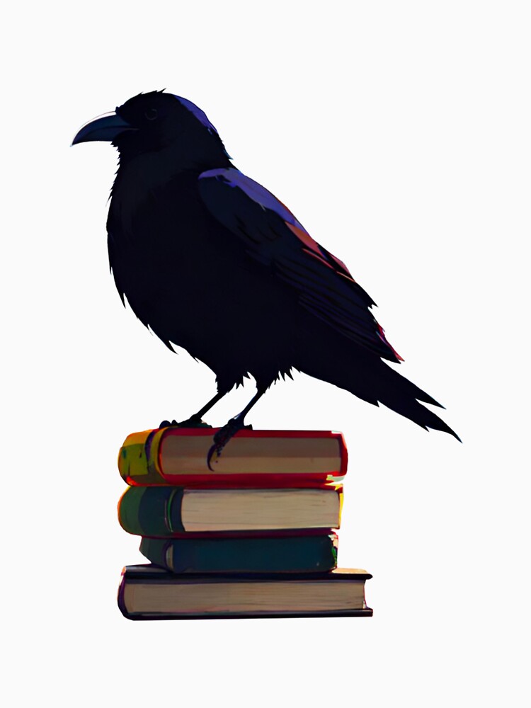 Raven of Books by KaidasFerns