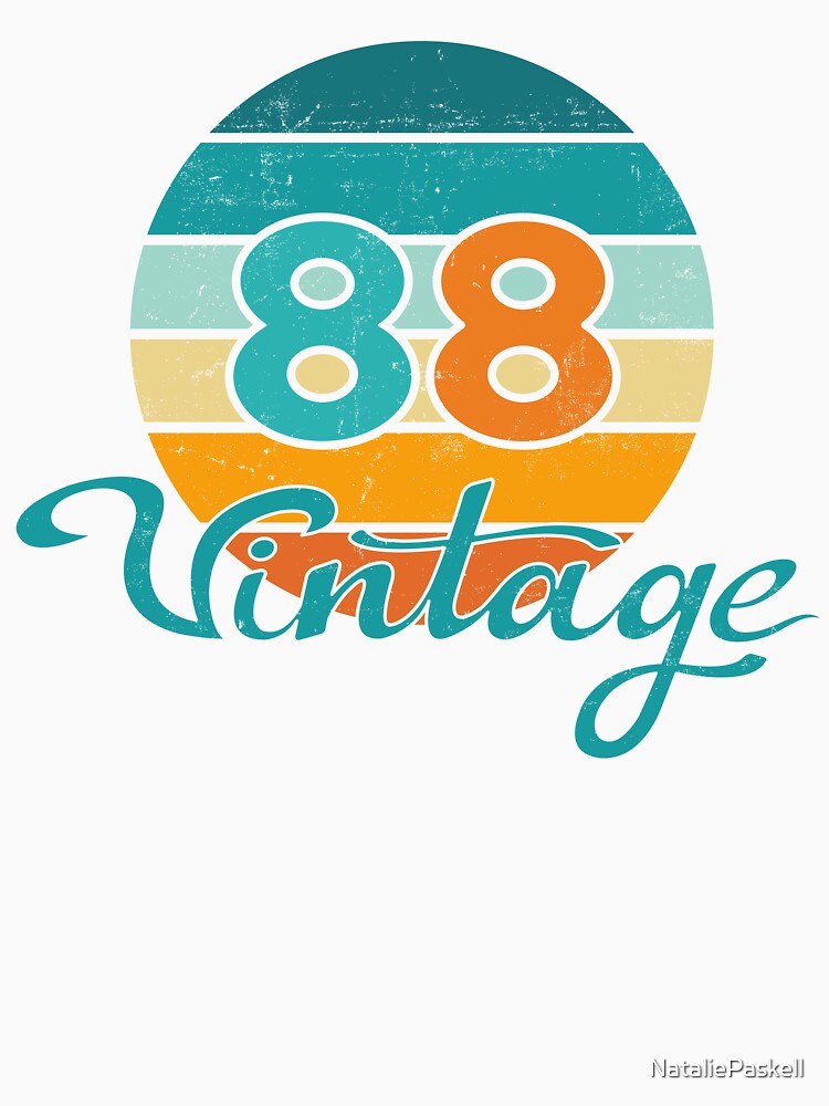 Retro Sunset 88 Vintage Distressed by NataliePaskell