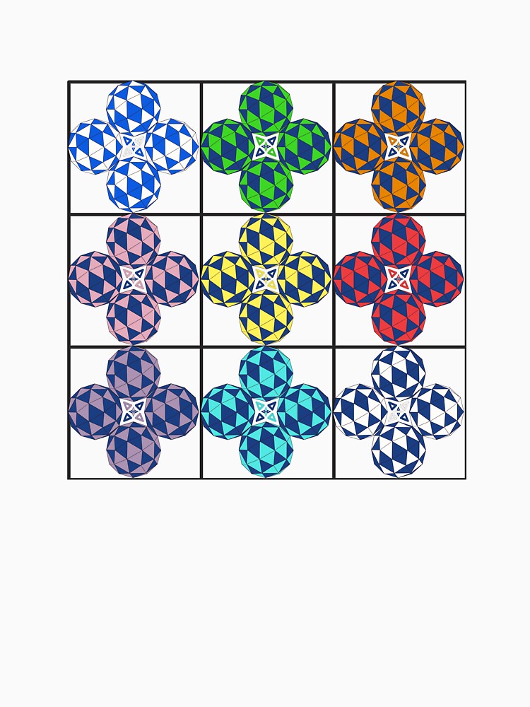 Icosahedron Star (B) Wall Of Fame by createVisions