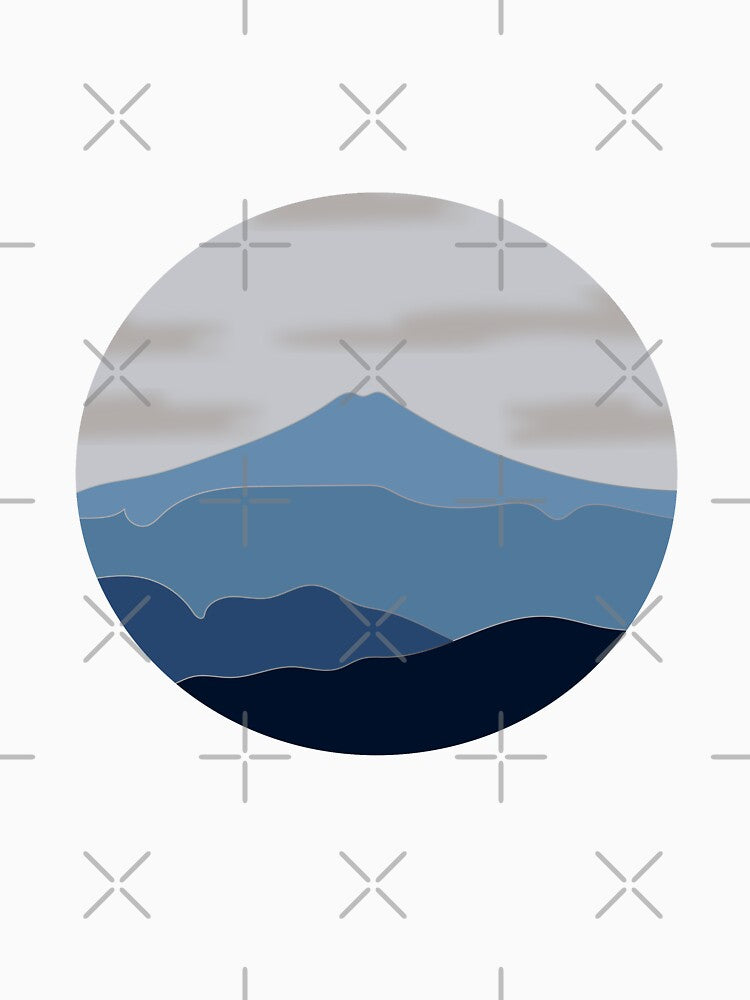 Mount Fuji Minimalistic Illustration by Store Artilia