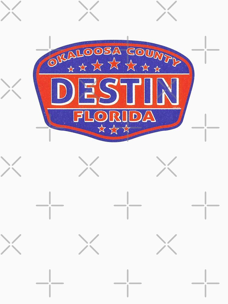 Destin Florida Vintage Distressed by DESTINATIONS DECAL
