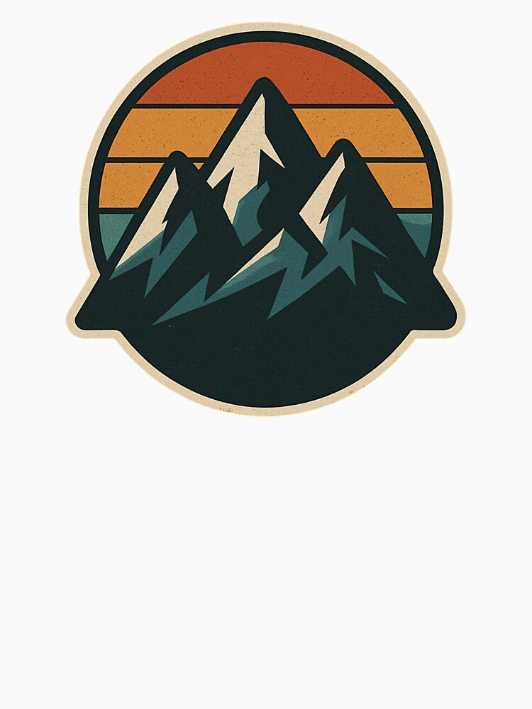 Retro Sunset Mountain Adventure by Neon Nightmare