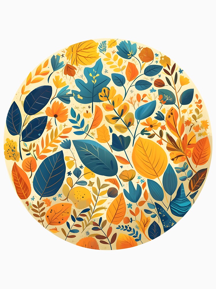 Mandala with leaves by HappyStickBike
