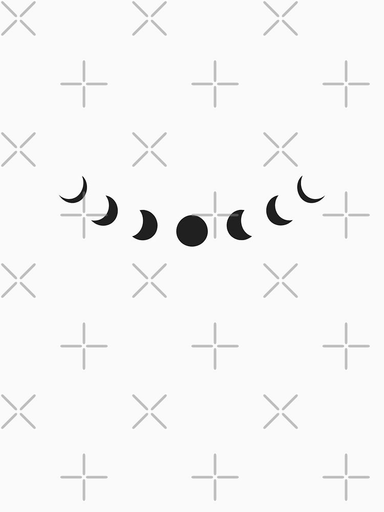The 7 Phases of Moon Sticker by rebel-store21
