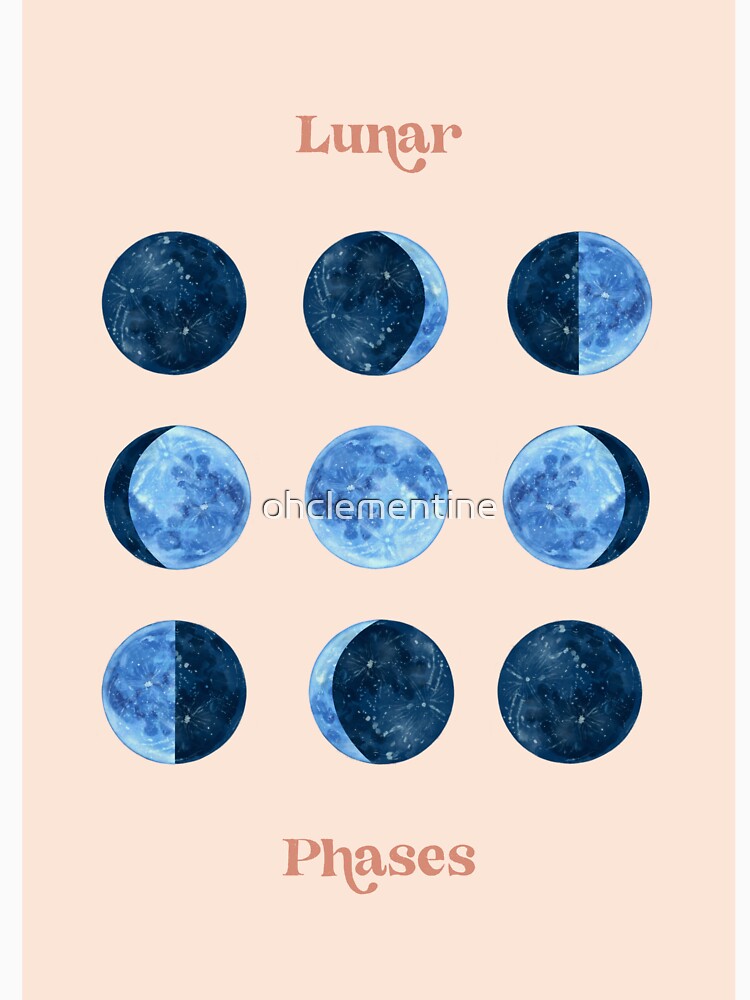 Lunar Phases by ohclementine
