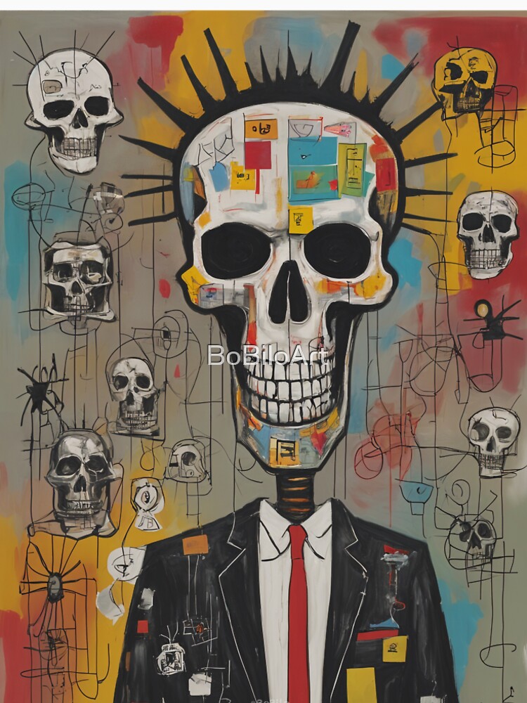 Portrait of a funny skeleton by BoBiloArt