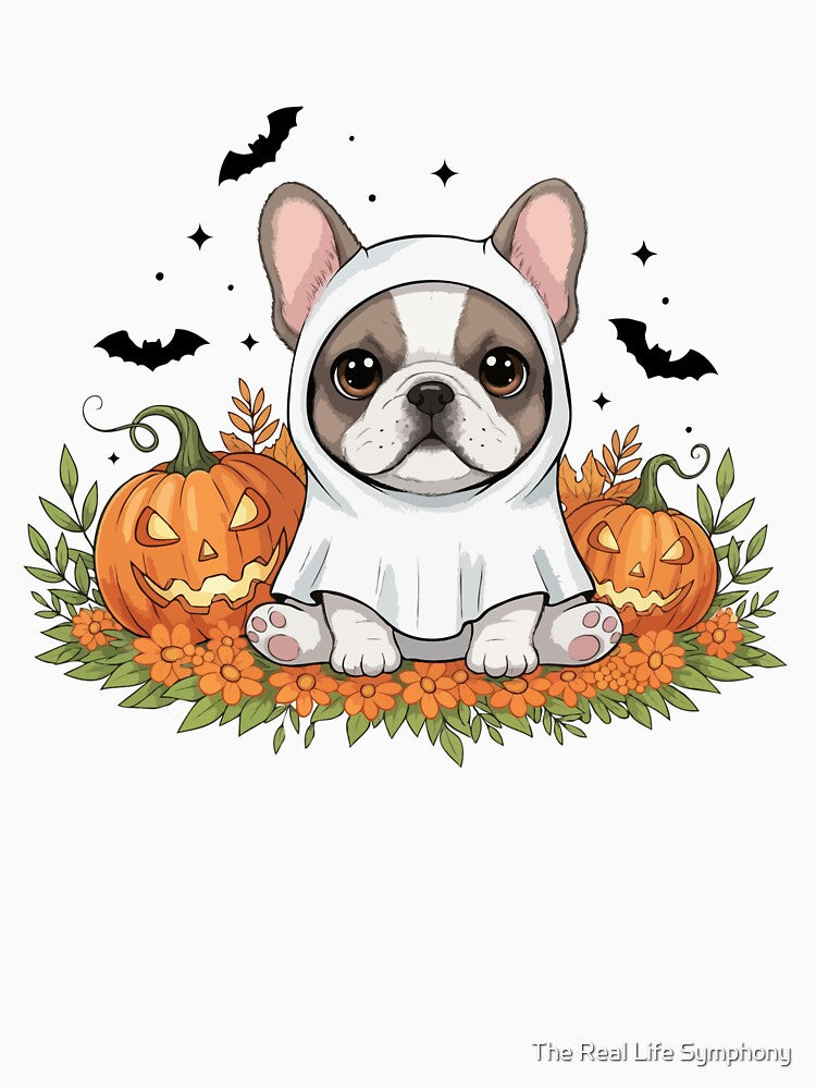French Bulldog Puppy Ghost – Cute Halloween Dog Costume by The Real Life Symphony