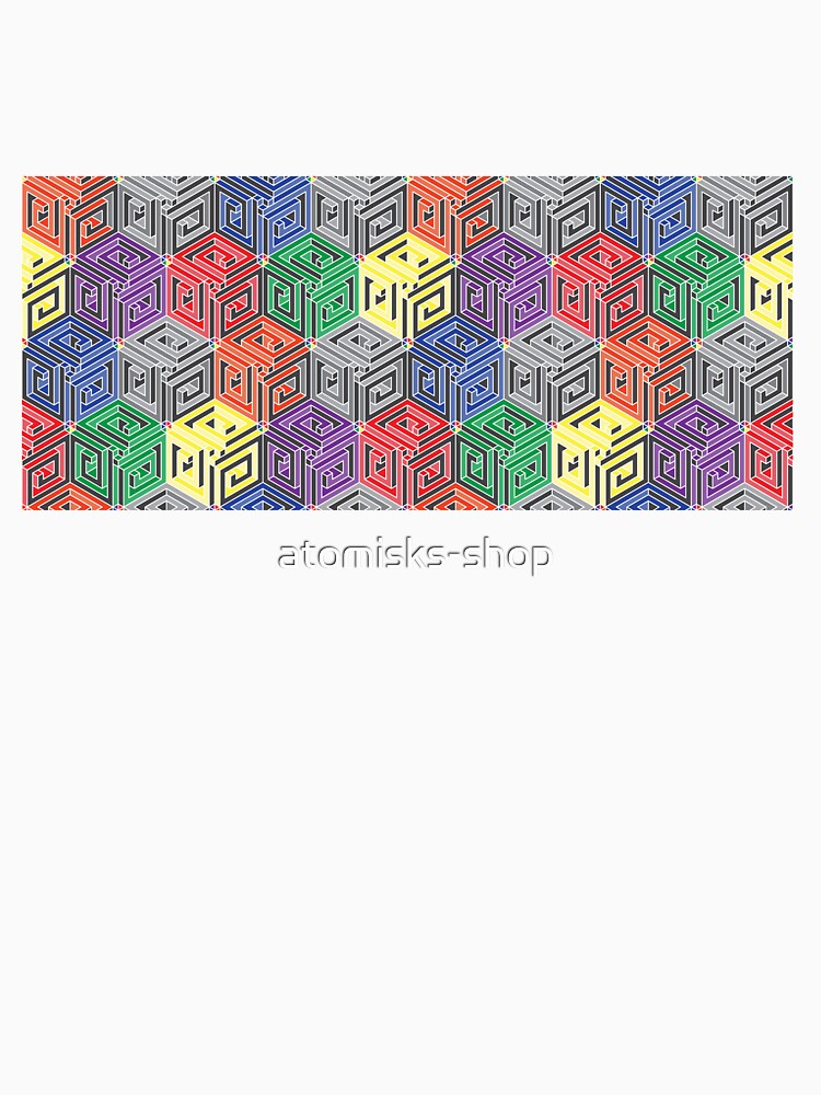fibocube rainbow-grid by atomisks-shop