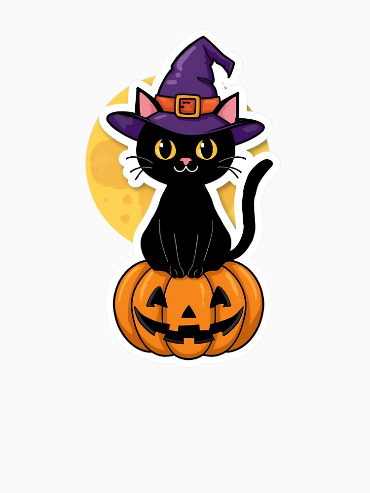 halloween cat sticker by Picasoshop2