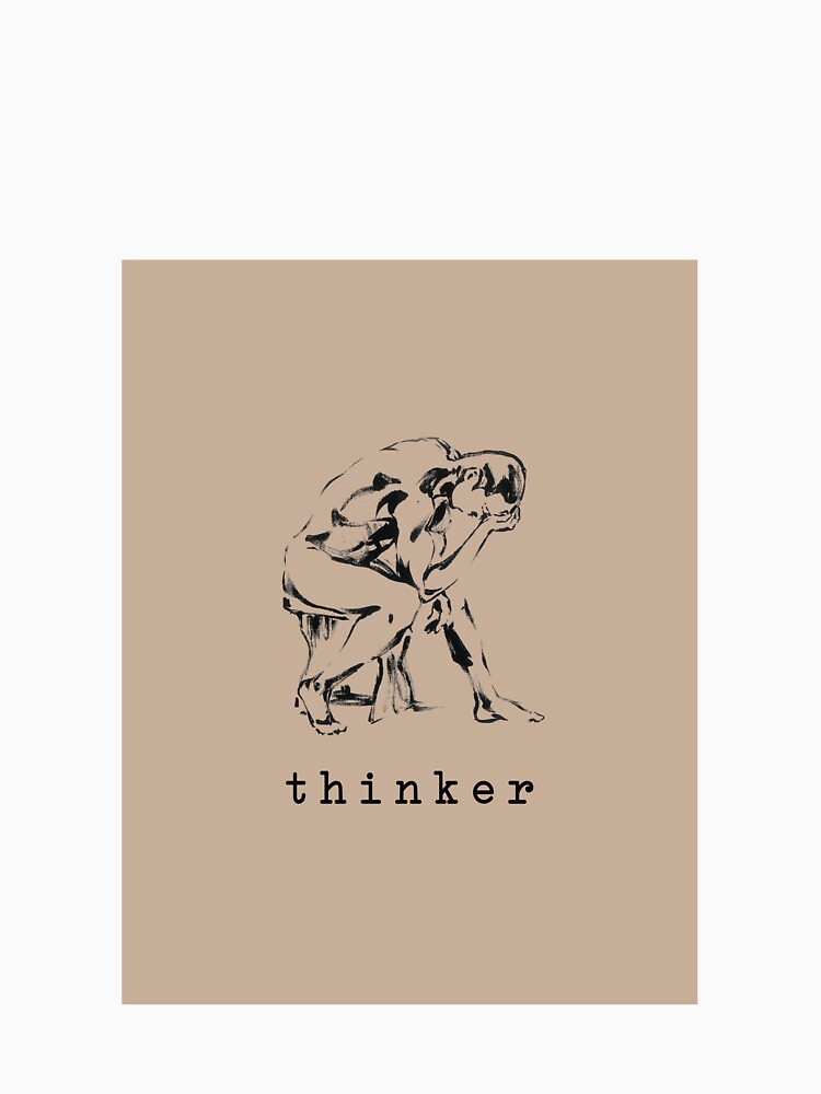 The Thinker (brown) by mandeegirl17