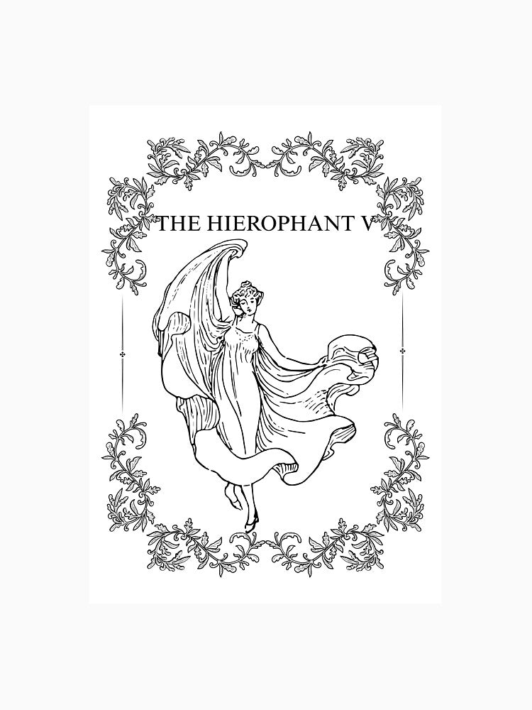 the Hierophant Tarot Card by bebbleboint