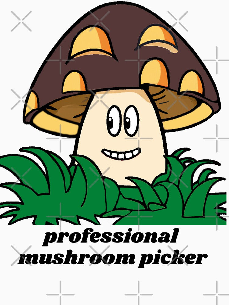 mushroom picker t-shirt by shirtkosa