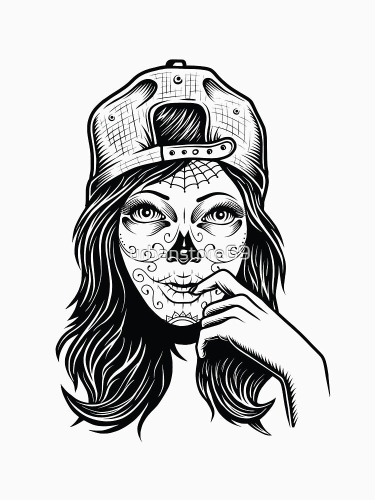 Skull Sugar Girl by urbanstore69