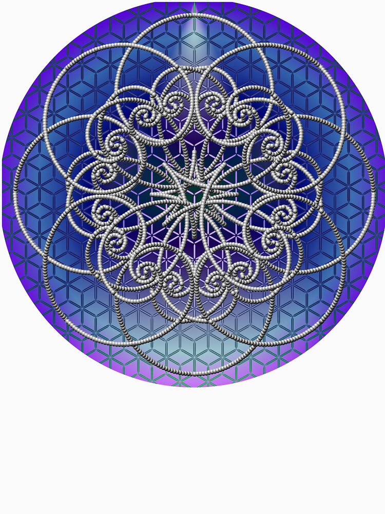 Fibonacci Flower-Chill circular by Robert Hellyer