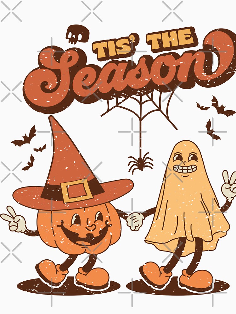 Tis the Season Pumpkin Boo 60s 70s Hippie Halloween Costume by ariaarti
