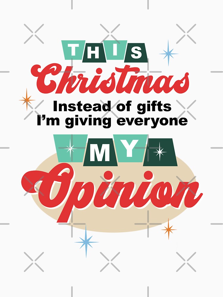 Funny Christmas Gift - Sarcastic Christmas - Retro Christmas - Christmas Funny - Merry Xmas by DesignByLeo