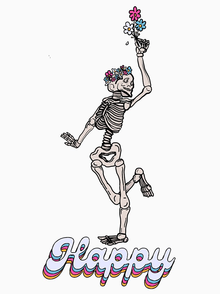 Dancing skeleton by prettymuchart