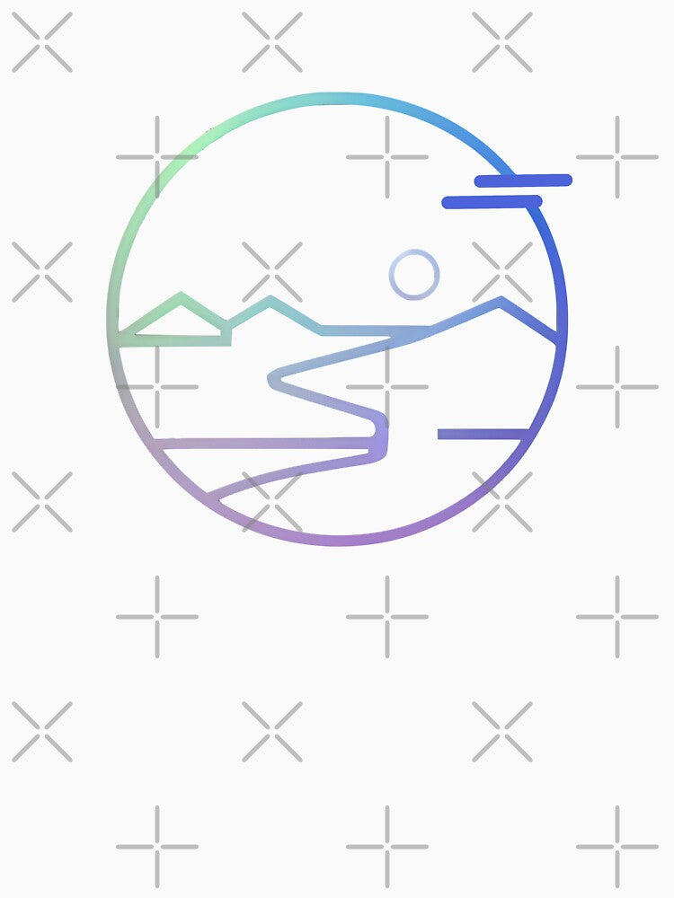 geometric landscape by Suzieprint