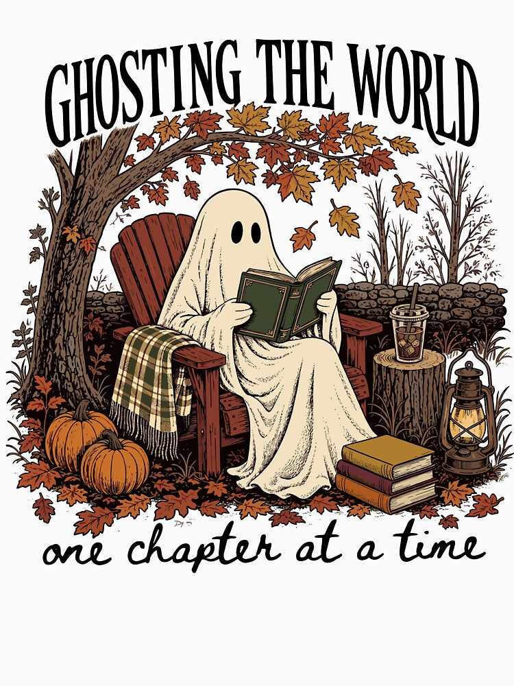 Ghosting the World Cozy Autumn Reading by cerima