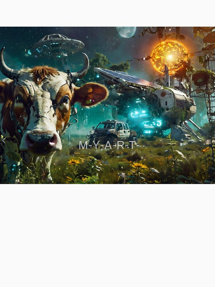 Solarpunk Cow by M-Y-A-R-T-