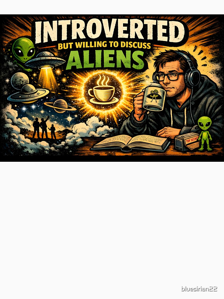 Introverted but Willing to Discuss Aliens – Cosmic Conversation by bluesirian22